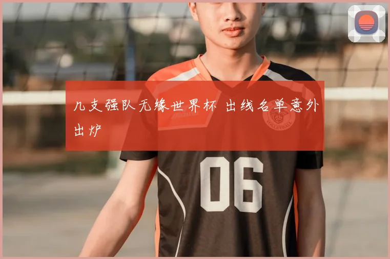 几支强队无缘世界杯 出线名单意外出炉