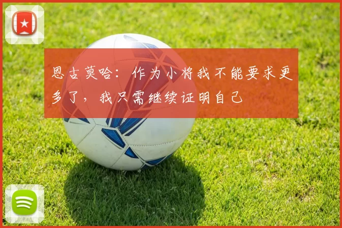 恩古莫哈:作为小将我不能要求更多了,我只需继续证明自己